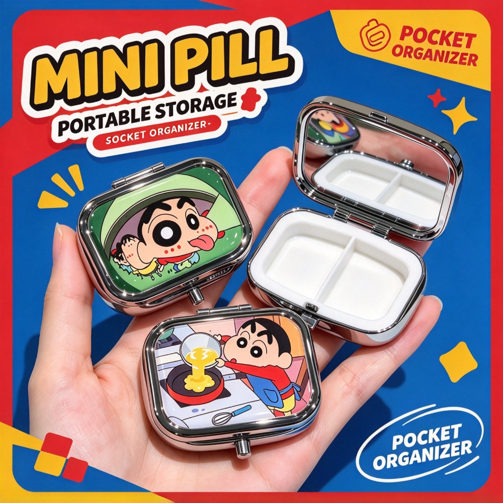 Case Fans - Boîte en métal miniature scellée Crayon
