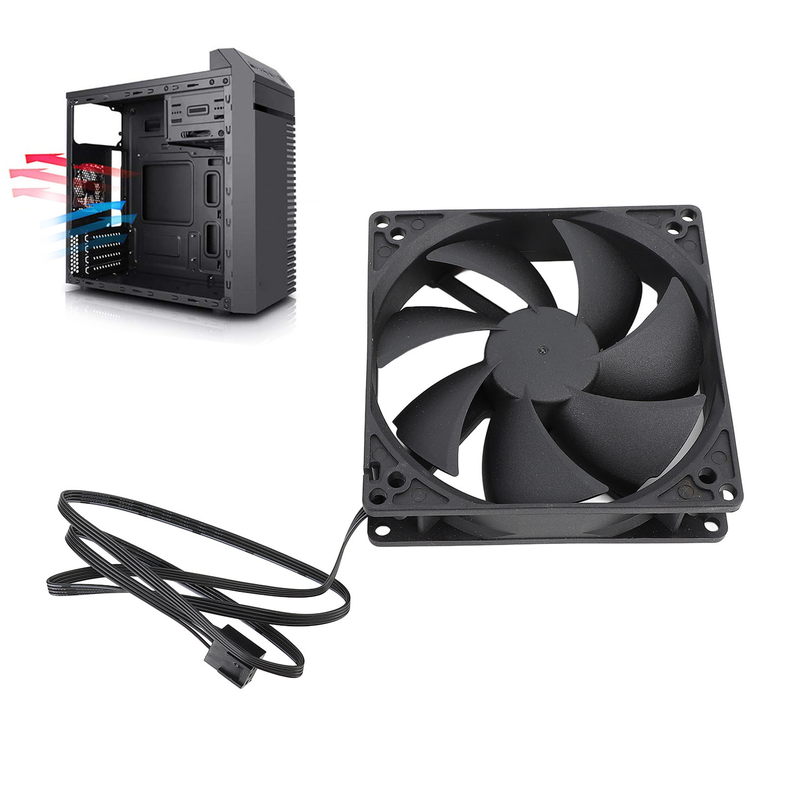 Case Fan Controller - 100mm PC PWM ventilateur de boîtier