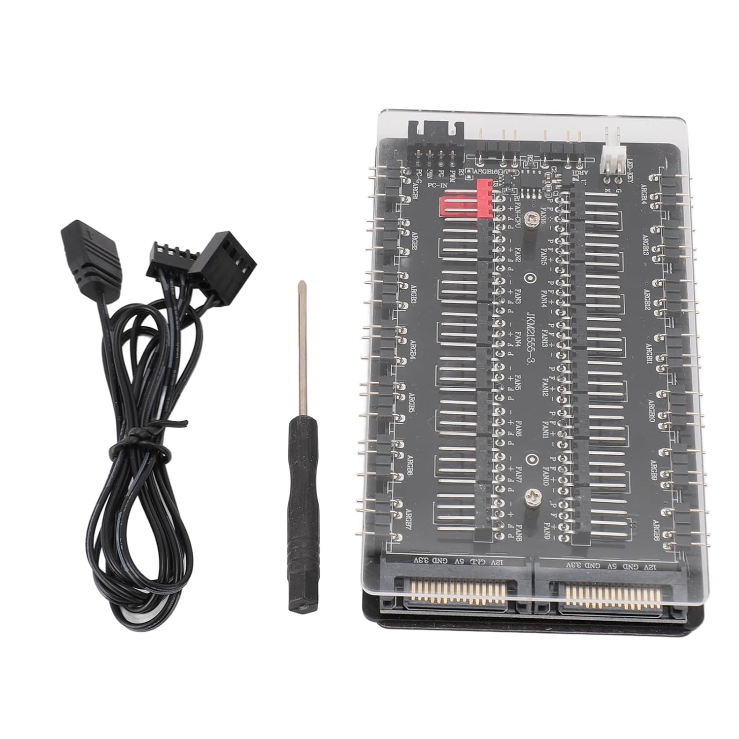 Case Fan Controller - Alimentation SATA ARGB PWM, concentrateur de