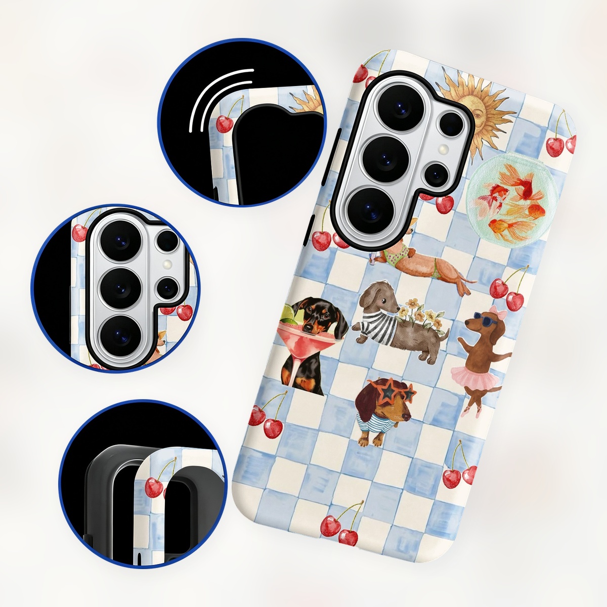 chiens été drôles 2-in-1 Doubl - Computer Case avis et prix