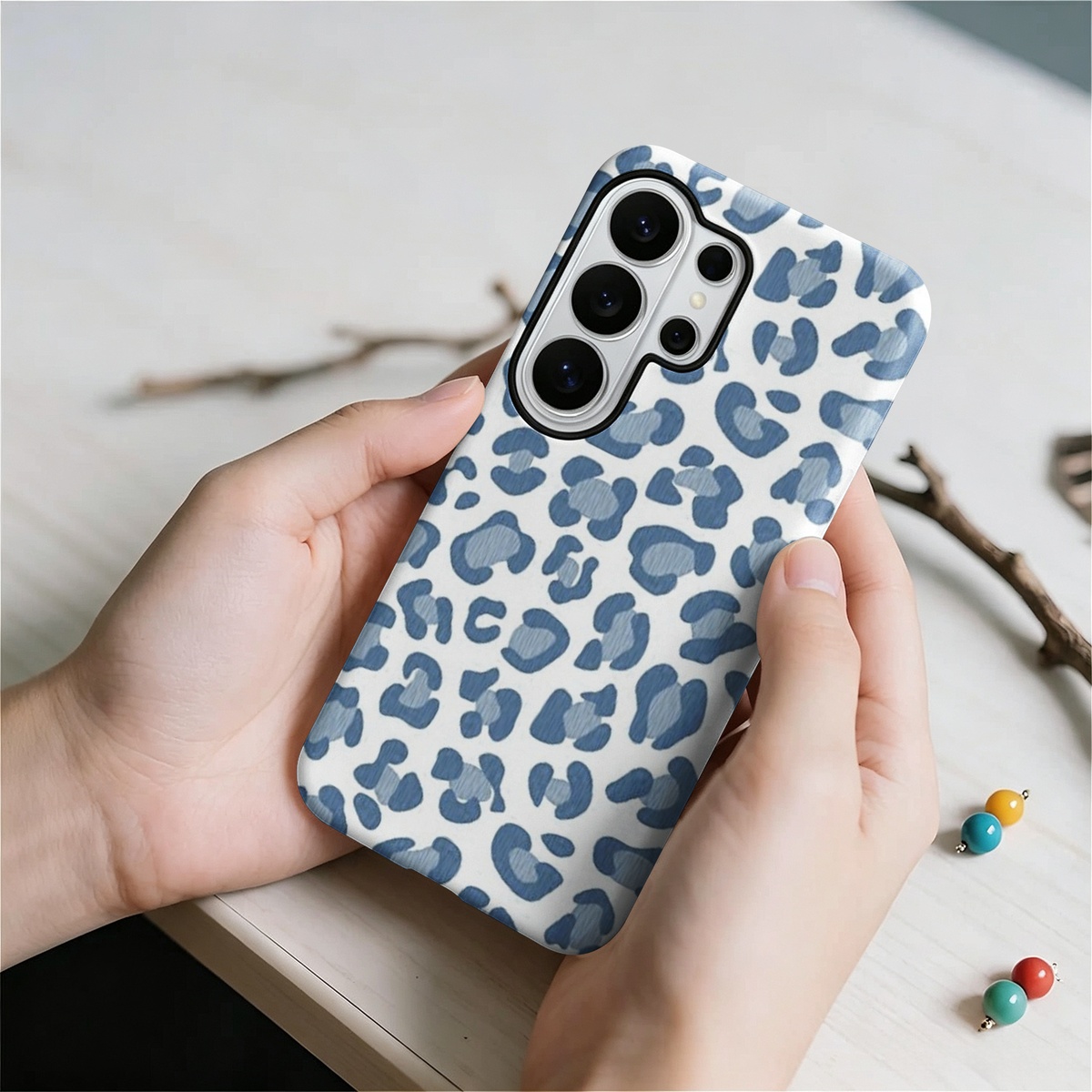 imprimé léopard bleu 2-in-1 Do - Computer Case avis et prix