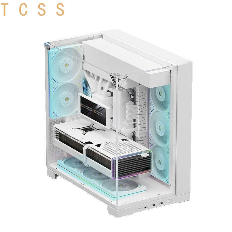 Boîtier PC panoramique blanc e - Pc Chassis avis et prix
